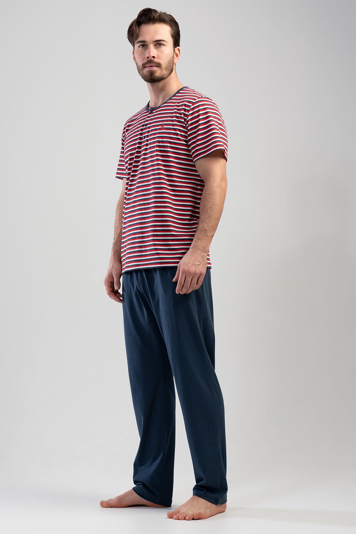 Man Red Pyjama Set