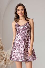 Woman Satin Aster Tunic
