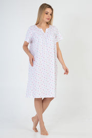 Woman Cotton Seda Nightgown