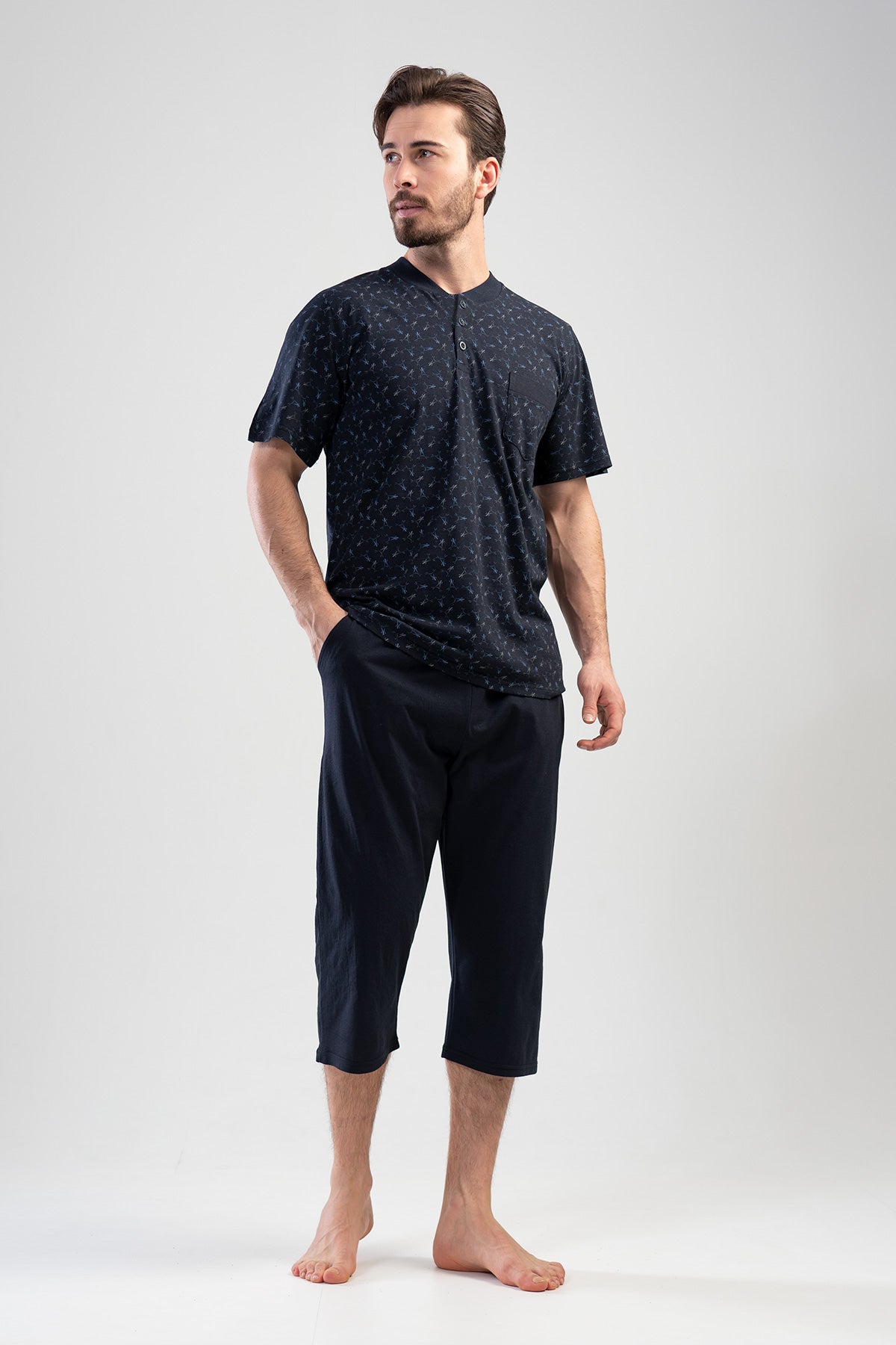 Man Big Size Rena Capri Set