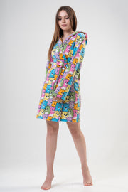 Woman Chesty Dressing Gown