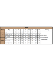 Önü Düğmeli Brode Dantelli Pijama Takımı