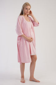 Woman Supreme Helly Pregnant Dressing Gown Set