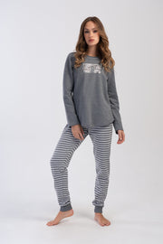 Woman Shiny Two Yarn Pyjama Set