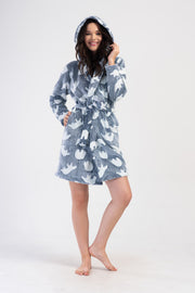 Woman Meldan Ultrasoft Pocket Detail Dressing Gown
