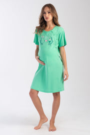 Woman Supreme Bera Buttoned Pregnant Tunic