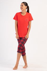 Woman Supreme Scare Capri Set