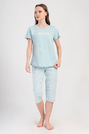Woman Supreme Sea Star Capri Set