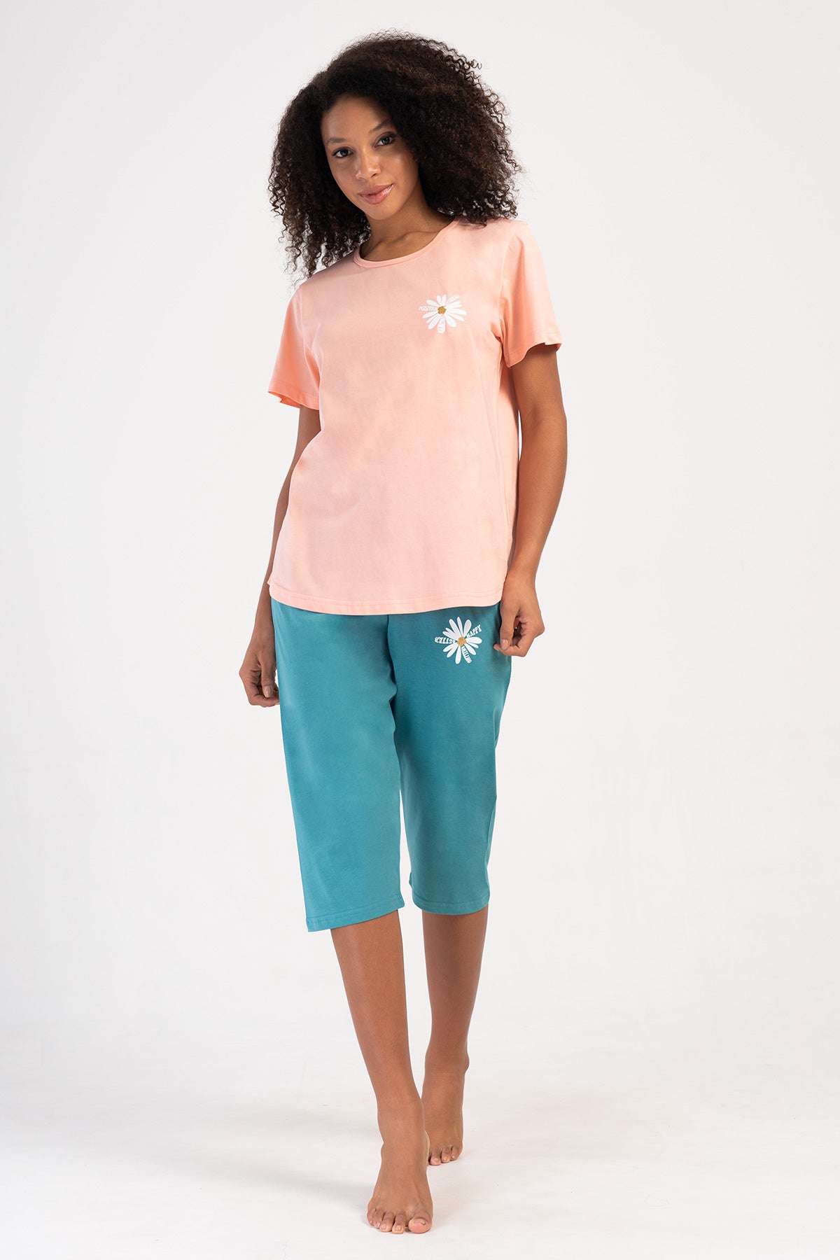 Woman Supreme Big Size Tevia Capri Set 