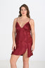 Aria's Closet Büyük Beden 2li Bordo Sabahlık Takımı Bigsize BORDO 2XL