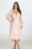Aria's Closet 2li Fildişi Sabahlık Takımı Bigsize 6222 FİL DİŞİ 2XL