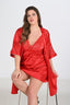 Aria's Closet 2'li Kırmızı Sabahlık Takımı Bigsize 6207 KIRMIZI 2XL