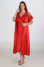 Aria's Closet 2li Kırmızı Sabahlık Takımı Bigsize 6226