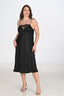 Aria's Closet 2li Siyah Sabahlık Takımı Bigsize 6221