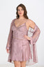 Aria's Closet Büyük Beden 2li Vizon Sabahlık Takımı Bigsize 6205 VİZON 2XL