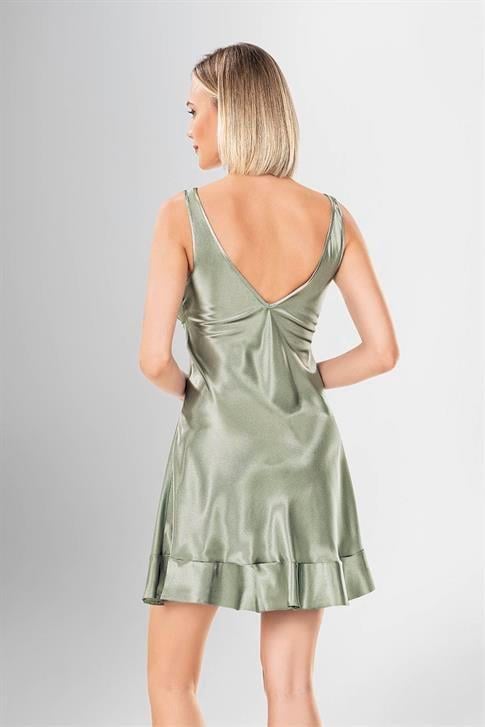 Aria's Closet 2 li Kısa Sabahlık Takımı Desenli