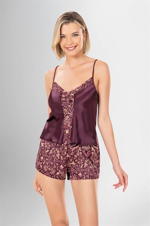 Aria's Closet 3'lü Şort Takımı Desenli