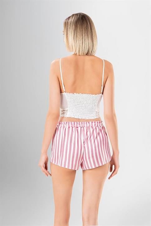 Aria's Closet 3'lü Şort Takımı Desenli