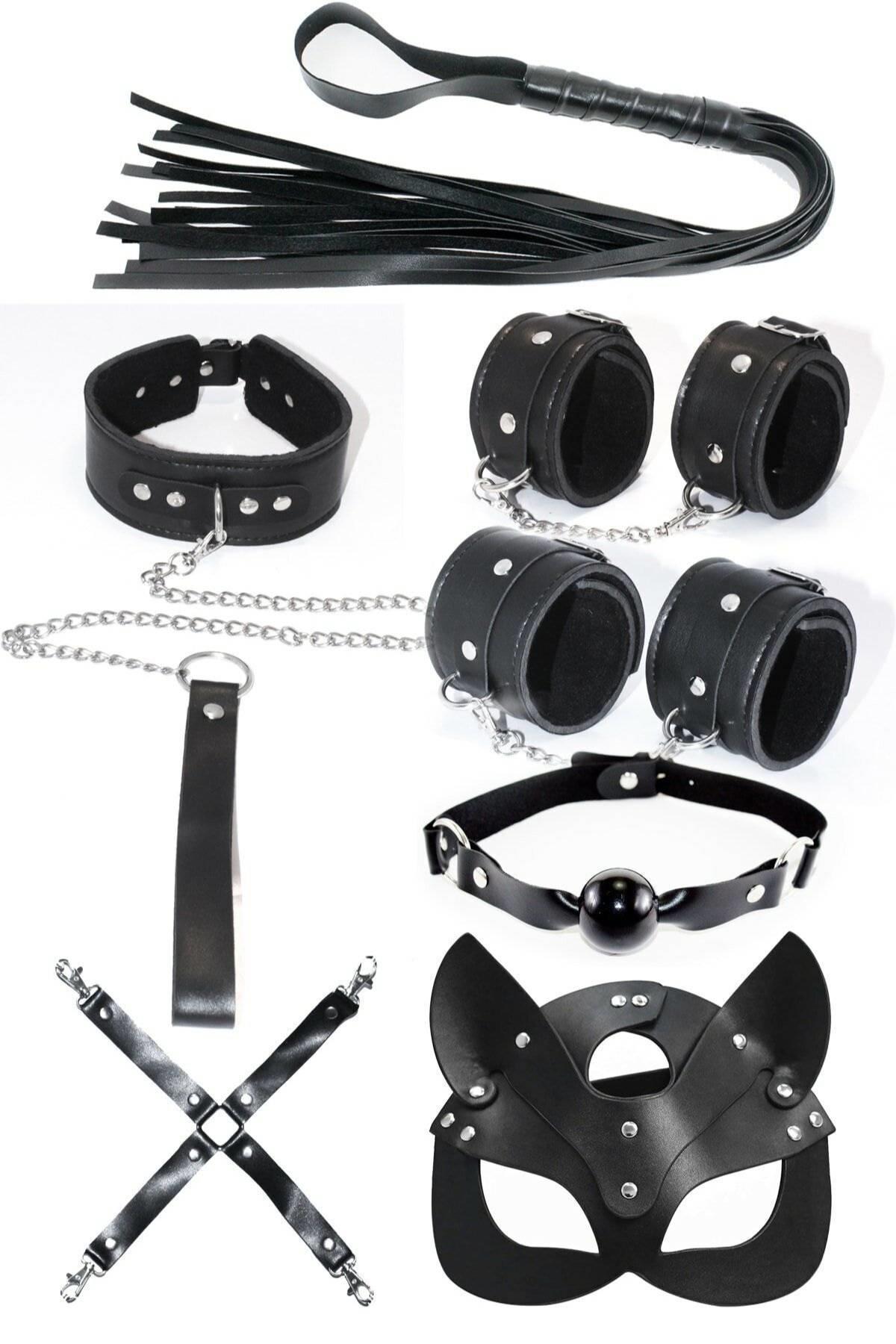 Aria's Closet Fantezi 7'li Harness Set Siyah Standart