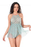 Aria's Closet Aqua Bodysuit Gecelik AQUA S