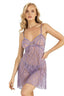 Aria's Closet Lila Kısa Tül Gecelik 4222 LİLA S