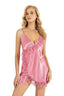 Aria's Closet Pembe Kısa Saten Gecelik 8229 PEMBE S