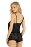 Aria's Closet Siyah Saten Şort Takımı 9220