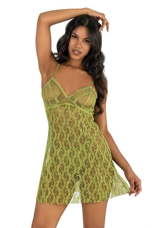 Aria's Closet Su Yeşili Kısa Tül Gecelik 4222 YEŞİL S