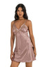 Aria's Closet Vizon Kısa Saten Gecelik 8211 VİZON S