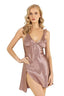 Aria's Closet Vizon Kısa Saten Gecelik 8237 VİZON S