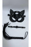Aria's Closet Siyah Maske Ağız Topu,3'Lü Set Siyah Standart
