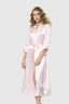 Aria's Closet Pembe Uzun Saten Sabahlık PEMBE S