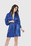 Aria's Closet Saks Kısa Saten Sabahlık SAKS S