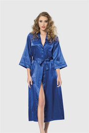 Aria's Closet Saks Uzun Saten Sabahlık SAKS S