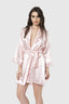 Aria's Closet Somon Kısa Saten Sabahlık SOMON S