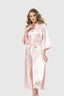 Aria's Closet Somon Uzun Saten Sabahlık SOMON S