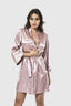 Aria's Closet Vizon Kısa Saten Sabahlık VİZON S