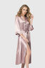 Aria's Closet Vizon Uzun Saten Sabahlık VİZON S