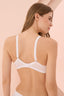 Aria's Closet Beyaz Penye Minimizer Toparlayıcı Sütyen