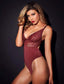 Aria's Closet Bordo Dantel İşlemeli Fantezi Babydoll