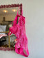 Aria's Closet Çiçek Desenli Pembe Bodysuit