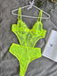 Aria's Closet Çiçek Desenli Yeşil Bodysuit Yeşil 75B