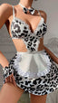Aria's Closet Dalmaçya Desenli Fantezi Hizmetçi Kostümü Görsel S/M