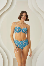 Aria's Closet Deep Straplez Yüksel Bel Bikini Takımı Görsel 36