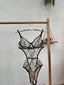 Aria's Closet Desenli Ten Siyah Bodysuit