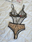 Aria's Closet Desenli Ten Siyah Bodysuit Siyah/Ten 75B