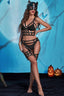 Aria's Closet Fantezi Kedi Maskeli Harness Set