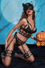 Aria's Closet Fantezi Kedi Maskeli Harness Set