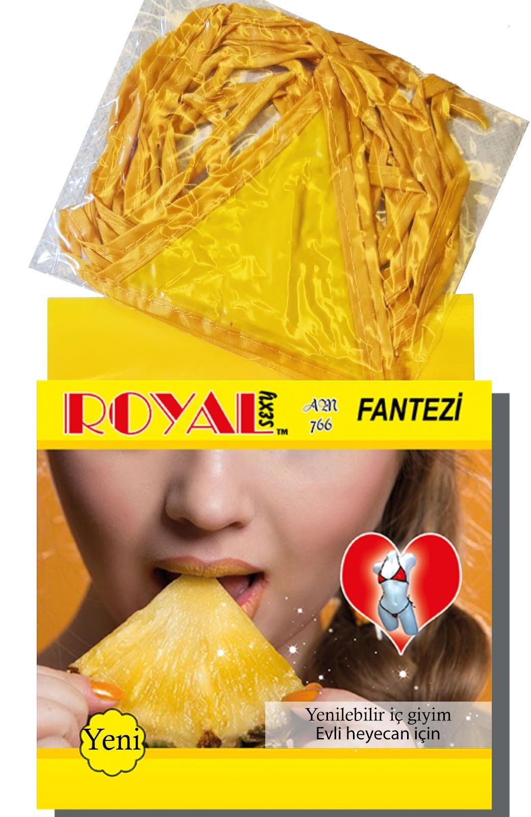 Aria's Closet Fantezi Tüketilebilen Yenilebilir Ananas Aromalı İç Çamaşırı Takımı Görsel Standart
