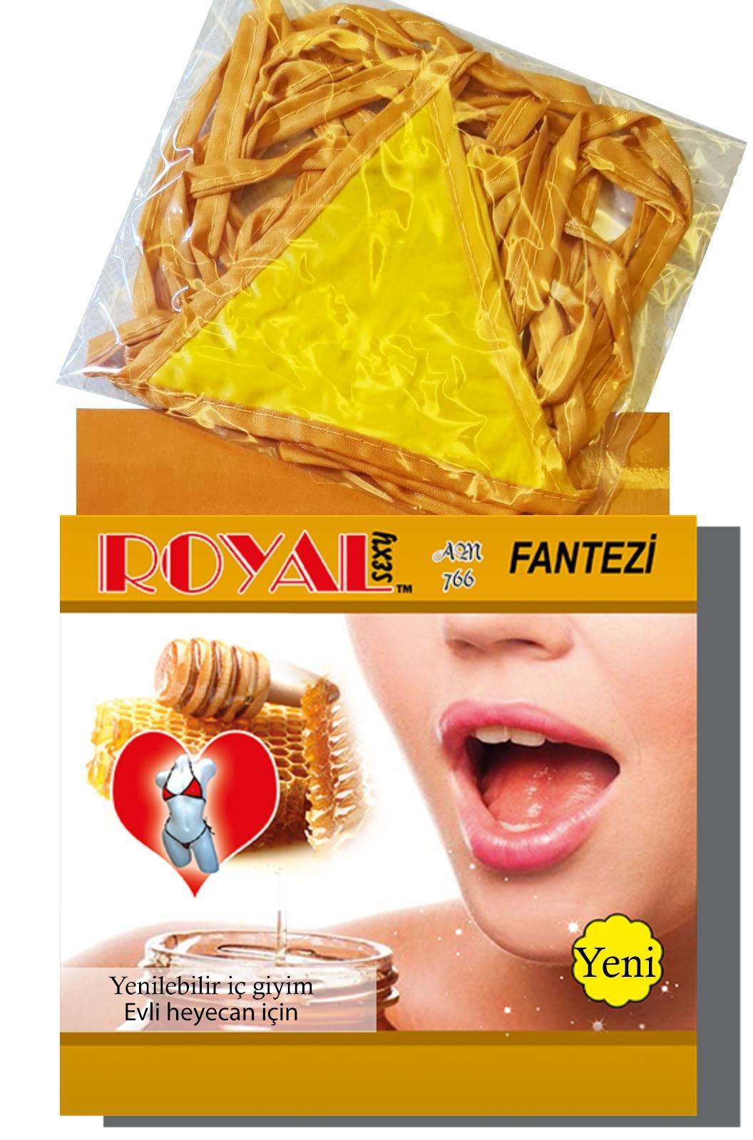 Aria's Closet Fantezi Tüketilebilen Yenilebilir Bal Aromalı İç Çamaşırı Takımı Görsel Standart